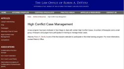 High-Conflict Case Mgmt|SanDiego atty Robin A Devito (imgs added in update of 5-10-2012 post quoting this) ~~>2018May14 Mon @3.26.54&nbsp;PM