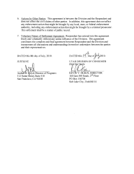 JustGive 2010 Settlemt Agreemt w STATE of UTAH Div of Consumer Protection CP Action 48487 (P2 of&nbsp;2)