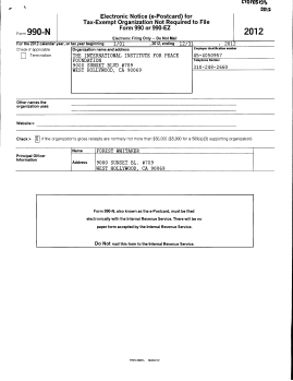 Calif Form 990-N for 2012 %22gross receipts NORMALLy not >$50K, not date-stamped (footer? 6:24:2012) ~re IIP (Entity 0429137 : EIN#454050957 :now Whitaker P&D Init've) addr 900Sunset #709