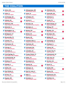 Coalition | Cities of Service (page 1 of sev'l) Note ALPHA by CITY incl some in the UK (viewed 8-27-2016)