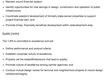 SF Bay Area's TJPA (Transbay Joint Powers Authority) web page, excerpt Context: Sinking Millennium Powers adjacent to one of its major projects.