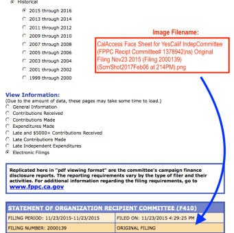 calaccess-face-sheet-for-yescalif-indepcommittee-fppc-recipt-committee-1378942ns-original-filing-nov23-2015-filing-2000139-scrnshot2017feb06-at-214pm