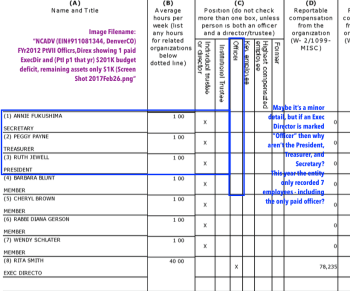 NCADV Directors and Officers Year 2012 (Click to See Full-size)note, Exec Dir paid under $100K