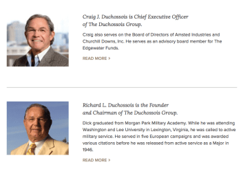 Connection to a 2-6-2017 post (update) as one purchaser/seller of Newsweek bought a company from "The Duchussois Group" in 2014; these are the two featured Duchussois on the company website: