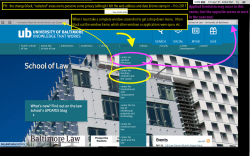 LAW UBALT EDU Centers, annotated + showing the CFCC (Screen Shot 2017-04-21 at&nbsp;4.04PM)