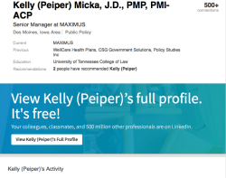 1 Career Curve of Child Suppt Attorney (UTN 1994) Kelly Peiper, @ mostly Policy Studies Inc but also CSG Gov’t Solutns + in ERICSA conf (2015 HersheyPA, see conf theme [last 2imgs]&nbsp;SShot