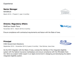 2 Career Curve of Child Suppt Attorney (UTN 1994) Kelly Peiper, @ mostly Policy Studies Inc but also CSG Gov’t Solutns + in ERICSA conf (2015 HersheyPA, see conf theme [last 2imgs]&nbsp;SShot