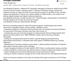 3 Career Curve of Child Suppt Attorney (UTN 1994) Kelly Peiper, @ mostly Policy Studies Inc but also CSG Gov’t Solutns + in ERICSA conf (2015 HersheyPA, see conf theme [last 2imgs]&nbsp;SShot