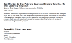5 Career Curve of Child Suppt Attorney (UTN 1994) Kelly Peiper, @ mostly Policy Studies Inc but also CSG Gov’t Solutns + in ERICSA conf (2015 HersheyPA, see conf theme [last 2imgs]&nbsp;SShot