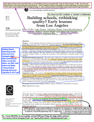Building Schools, Rethinking Quality-Early Lessns from LosAngeles PAGE 1 ONLY (EmeraldGroup (Publ), Journal Educ Admin, Jan 2009, multi-authors Incl McKo+Vincent UCBerk (DeepDyveDownload