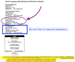 NCSL Fndtn for SL’s FY2002 (YE03) Bd of Dir w affiliations (Nestle Waters-Pfizer-Procter+Gamble-UNILEVER et al EIN#742232576 (pdf 3pp, Png=P2 only) printed @Jul1 2017 1.03&nbsp;PM
