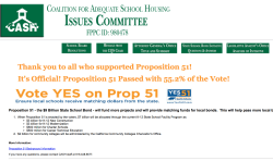 SSHOT CASH Announcing its Prop51 (9 Billion more State School Bond) was passed 2017-06-06 at 12.07PM