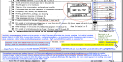 ChildJusticeInc in DC, EIN# 462593549, FY2015 Amended Form 990EZ p1 BOTTOM (with date-stamp Mar2017) + p2 identifier SShot 2017July12@4.02PM