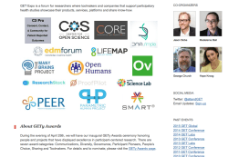 GET~PGP Apr2016 EXPO logos 16 incl Open Humans SShot 2017July27 Thu @&nbsp;11.54AM
