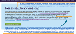 PersonalGenomes’org home? page, annotated ~ Sshots 2017-07-26 at 10.04AM