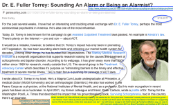 Pete Early’com Aug 14 2011 post on E Fuller Torrey (Sounding an Alarm—or Alarmist?) SShot 2017July24 @2.24PM