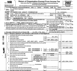 Amer’cn Legacy Fndtn (now Truth Initiative Fndtn) since 2015 FY2002 excerpts (incl 35M loss on sale of $8B assets — SShot 2017Aug19 Sat @1.32.21 PM&nbsp;01