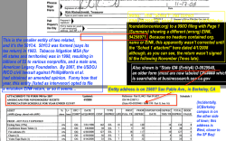 Americans for Nonsmokers’ Rights (501©4) FY2007 WrongEIN# 94258971 not reflected except on pg1 (Sched 1 annotated here) SShot 2017Aug17 at&nbsp;1.27PM