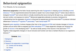 BEHAVIORAL EPIGENETICS (Wiki) SShot 2017-08-04&nbsp;@6.37PM
