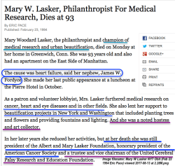 Mary W Lasker NYT Obit (Feb 23 1994 Eric Pace) viewed 2017-08-13 at&nbsp;2.28M