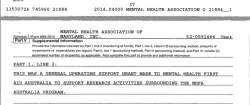 MHAMD (MentalHealthAssoctn of MD) EIN# 520591666 (since1915) FY2014 990 excrpts~ affiliated with MHAmerica~SShot 2017Aug19 Sat @5.22.25&nbsp;PM