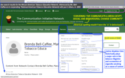 re NAAPTN (USDOJ Intervenor 2007) Brenda Bell-Caffee, one of 3 founders and the AATEN shown at Communicatn Initiative Netwk (yr 1999) SShot 2017-08-15 at&nbsp;4.05PM