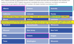 AFCC listing 21 Chapters (incl 2 Canada, 1 Australia and no Connecticut) SShot 2017-09-12&nbsp;@12.00PM