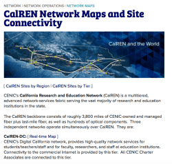 CENIC website CalREN coverage + Backbone maps SShots 2017Oct04 Wed. @7.28.24&nbsp;PM