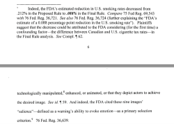 Civil Action CaseNO 11-1482(RJL), Feb 29 2012 Memo Opin (Dkt#10+35) in US District Court of DC RJR Lorrilard et al v US FDA ~and~ HHS (Commissioner + Sec’y Sebelius named) SShots&nbsp;2017Oct