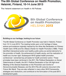 HiAP 8th Global Conf on Health Promot’n Helsinki (Statemt on HiAP) SShot 2017Oct11 at&nbsp;5.21PM