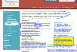 Preventn Institut 221 Oak St OaklandCA 94607 (EIN#943282858-working w Ca HiAP) WEBSITE INFO ~ SShot 2017May123 @ 5.32.51&nbsp;PM