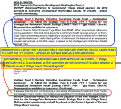 cf ICMA-RC at Village Finance Committee (of GermantwnWI) mtg recommending Vantage Trust II MultipleCIT Trust (SShot 2017Nov5 Sun @2.29.05&nbsp;PM