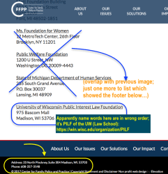 CFFPP 2017 Funders (screenprints) incl MadisonWI footer) (see also broken links already for sev’l) SShot 2017Nov27 Mon @5.55.58&nbsp;PM