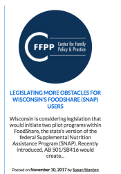 CFFPP Bd Members (Bio Blurbs) + Top News Item (WI SNAP) as viewed SShot 2017Nov27 Mon @6.57.29&nbsp;PM