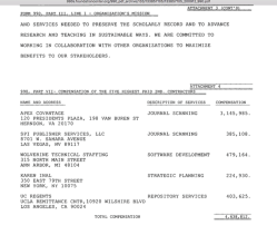 ITHAKA HARBORS (fka JSTOR) EIN#13-3857105, FY2009 (merger year), Various Excerpts SShot 2017Nov10 FRI @7.38.33&nbsp;PM