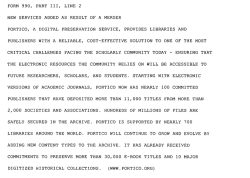 ITHAKA HARBORS (fka JSTOR) EIN#13-3857105, FY2009 (merger year), Various Excerpts SShot 2017Nov10 FRI @7.41.02&nbsp;PM