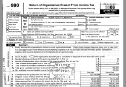 RHF FY2008 (YE Dec) mostly Directors + Pg1 top, EIN#13-3441066~ SShot 2017Nov16 Thu @3.43.47&nbsp;PM