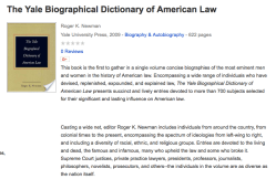 TheYaleBiographical Dict’y of American Law (YUP 2009 Ed RogerK Newman) on James B Dill (pp163-164) {{Sshot 2017Nov13 Mon @1.08.37&nbsp;PM
