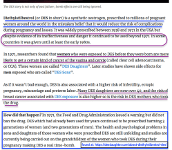 DES DAUGHTER (about) (context IPA and RCTs, fishing for scientific respectability + Barb Seaman on Greatest Experimt performed on women) SShot 2017-12-09 at 7.16.45&nbsp;PM