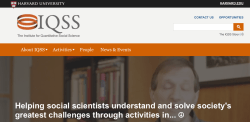 J-PAL advertising IQSS | IQSS at Harvard on itself (home page) ~ Sshot 2017Dec14 Thu @12.55.13&nbsp;PM