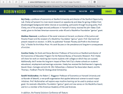 RHF+Russell Sage Jan2017 Invite-Only PovertySolutions incl Mullainathan + (MA, 2010ff EIN#271678009 IDEAS42 (formerly BEHAVIORAL IDEAS LAB (successor to a HarvardProject) see also&nbsp;ELDAR