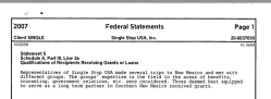 Single Stop USA FY2007 990 excerpts ~ 2017Dec8 Fri @4.05.54&nbsp;PM