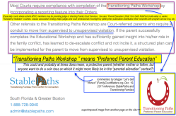 StablePaths (Transitioning Families from Conflict to Connect’n (Abigail Judge promoting AFCC, Amy Baker et al) ~2017Dec19 Tue @6.40.16 PM