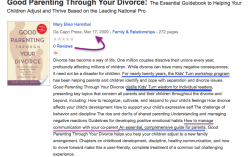 2009 Book, MaryEllen Hannibal ~Good Parenting Thru Your Divorce~ distilling Kids Turn (SF) prax + history, Judge Ina L Gyemant summary+thanks (ca 7 images) ~SShot 2018Jan12 Fri&nbsp;@8.19.34