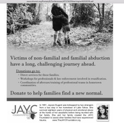 AFCC’s 55th Annual Conf featuring Jaycee Dugard (+ Rebecca Bailey) early JUNE, 2018, apparently in DC ~>2017Dec23 Sat @6.21.43&nbsp;PM