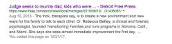 Detroit Free Press, Judge Gorcya Reunificatn Camp after Juvie for kids, she tried to get ’em into Warshaks Fam Bridges | 2017Dec21 Wed @8.41.11&nbsp;PM