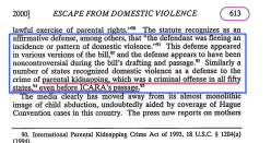 Escape from DV** FordhamLawReview (2000 Vol69, p593ff) (re Hague Conventn, CRC, Changing Stereotypes + US Laws re Parental Abductn | cites Agopian) ~2018Jan17 Wed @8.40.57 PM 00016