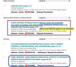 FCR January 2010 (in 4 images) referencing Overcoming Barriers and Family Bridges, (Deutsch, Ward, Sullivan, Warshak, Fidler, et al) SShots 2018Jan5 Fri @7.50.24&nbsp;PM