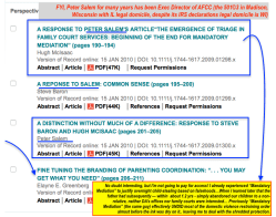 FCR January 2010 (in 4 images) referencing Overcoming Barriers and Family Bridges, (Deutsch, Ward, Sullivan, Warshak, Fidler, et al) SShots 2018Jan5 Fri @7.52.09 PM