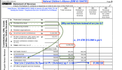 NCA EIN#631044781 (1992ff, AL domicile, DC addr) FY2014 **Pt. VIII showing Gov’t Grants + ProgrService Revs (Lns 1,2) 2018-01-01 at&nbsp;5.27PM